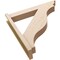 Ekena Millwork 5 1/2-in W x 30-in D x 30-in H Funston Trad Rough Cedar Woodgrain TimberThane Outlooker, Primed Tan OUTUR055X30X30FST04RCPR - alternate 4